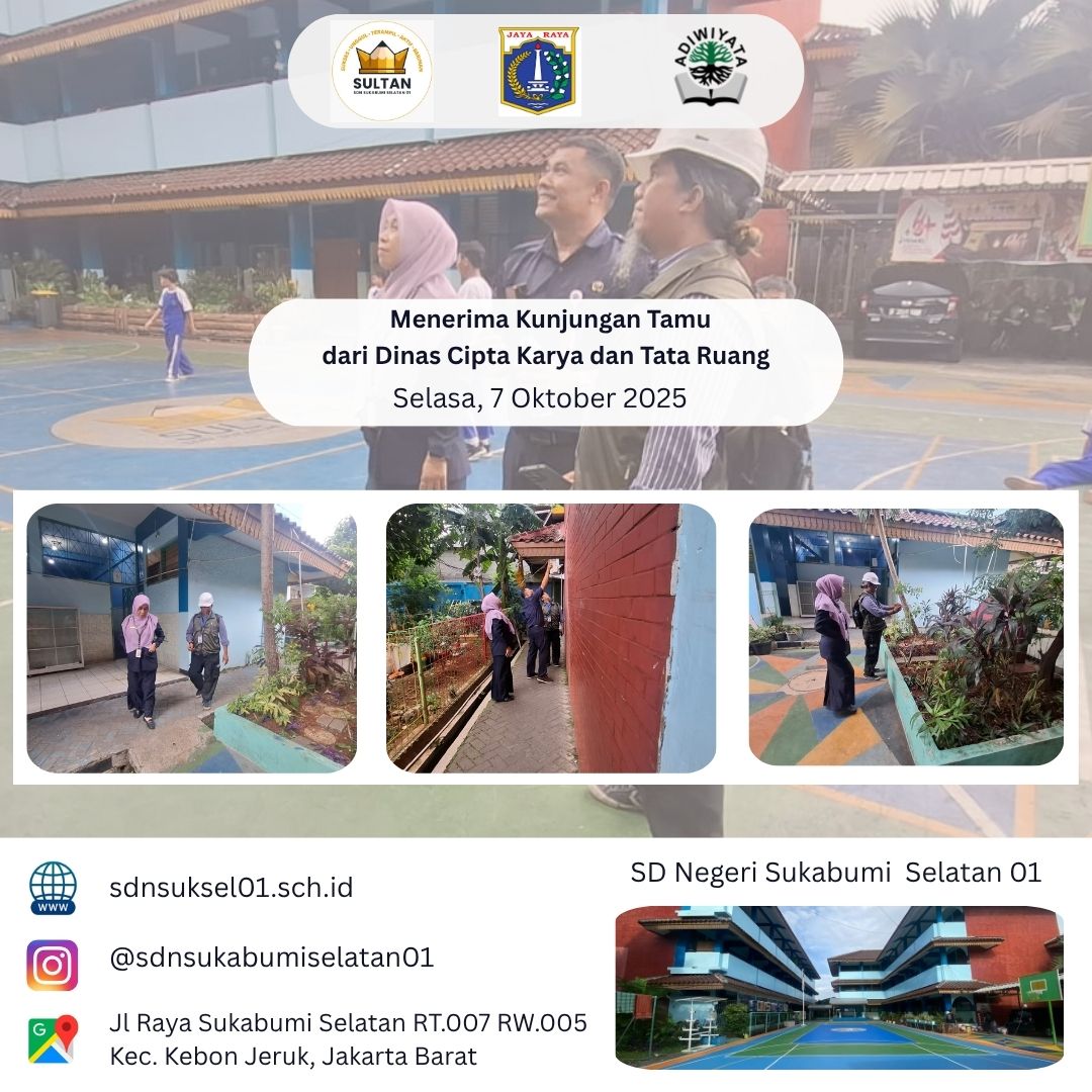 Menerima kunjungan tamu dari dinas cipta karya