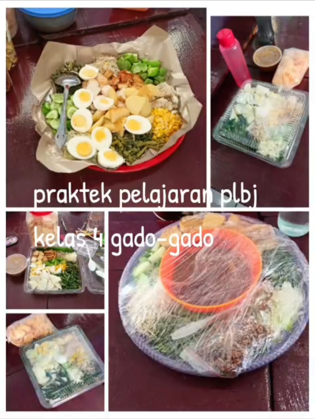 Praktek Pelajaran PLBJ - Gado-gado