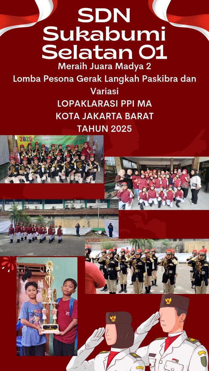 SDN Sukabumi Selatan 01 meraih juara Madya 2 LOPAKLARASI PPI MA KOTA JAKBAR 2025